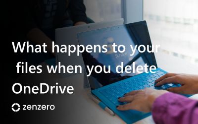 What happens to your files when you delete OneDrive