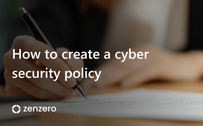 How to create a cyber security policy