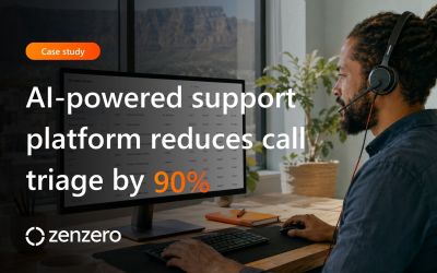AI-powered support platform reduces call triage by 90%