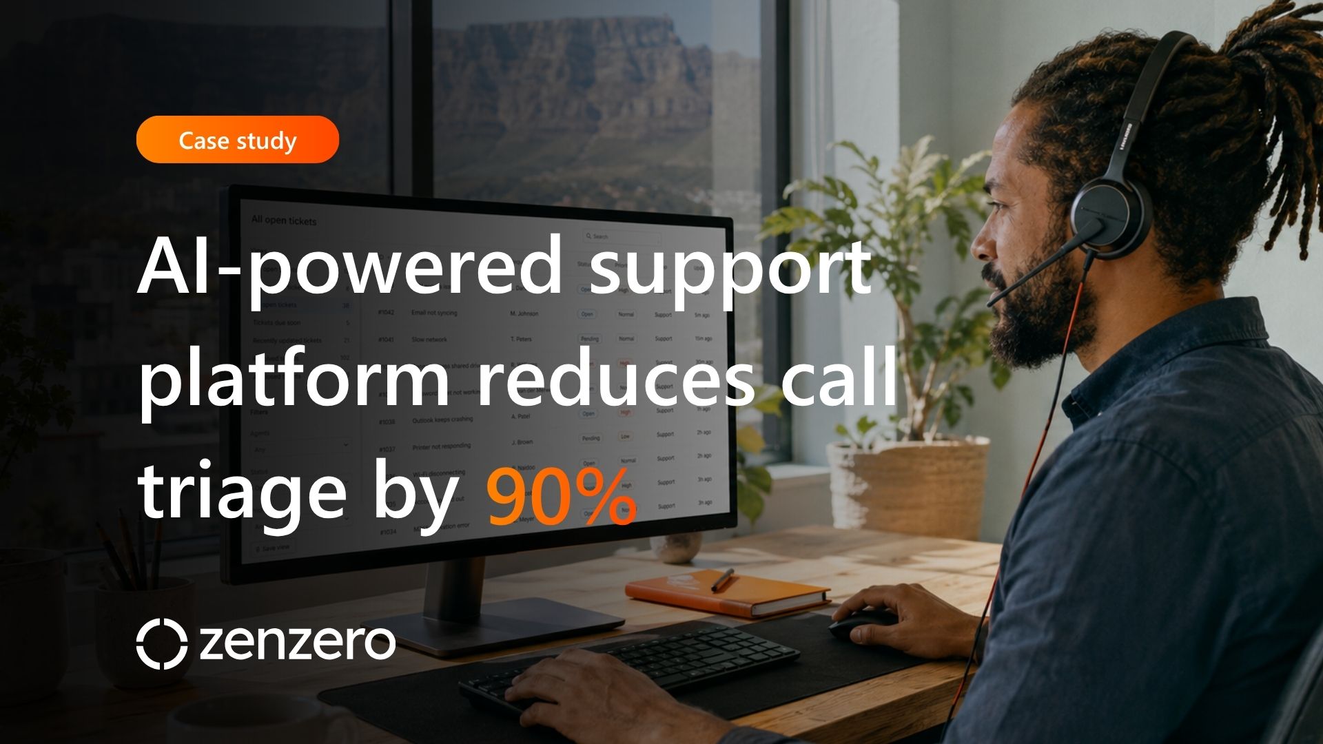 AI-powered support platform reduces call triage by 90% AI-powered support platform reduces call triage by 90%
